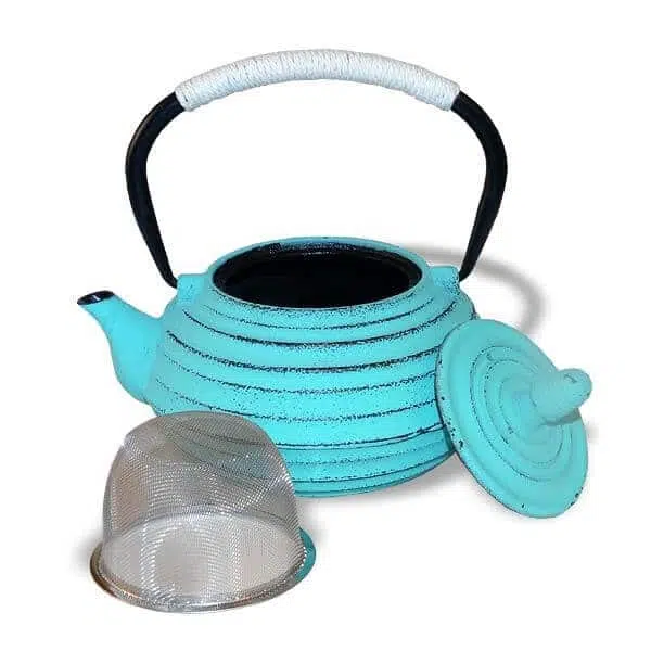 Auffallende Teekanne aus Edelstahl mit Sieb 0.7 L "Nabraska" – Bild 2