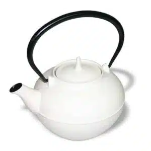 teekanne gusseisen weiss