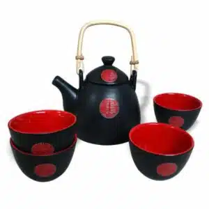 teekanne mit tassen set