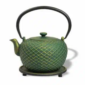 teekanne eisenguss grün