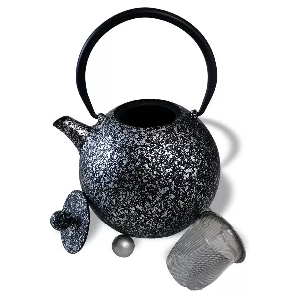 Robuste runde Teekanne aus Eisenguss "Van Hung" – Bild 2