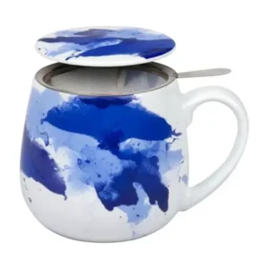 Alternative view of Künstlerischer Teebecher mit Edelstahlfilter "Tea-Collage-Lia"