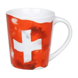 becher mit schweizer kreuz