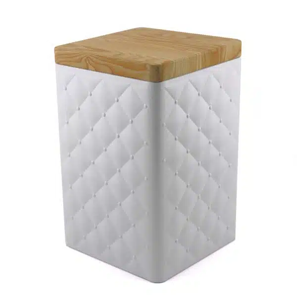 Aufbewahrungsdose quadratisch weiss