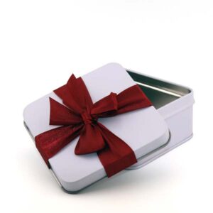 Alternative view of Stilvolle kleine Geschenkdose aus Weissblech "Piccolo-Lina"