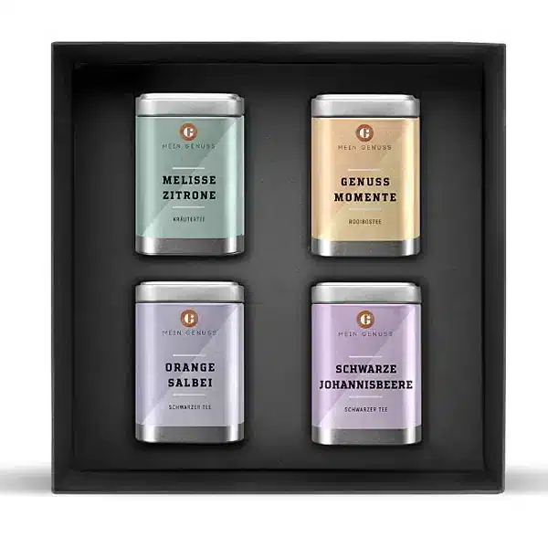 4 Teesorten in Geschenkbox