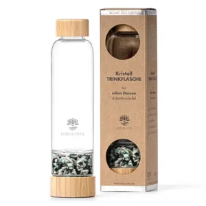 Trinkflasche mit edelsteinen