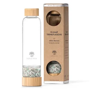lotus vita glas trinkflasche