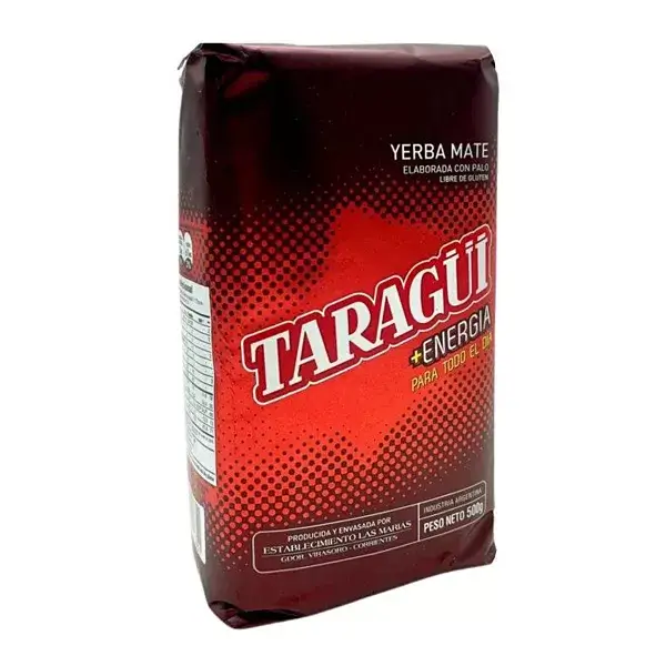 yerba mate tee mit blatt und stiel