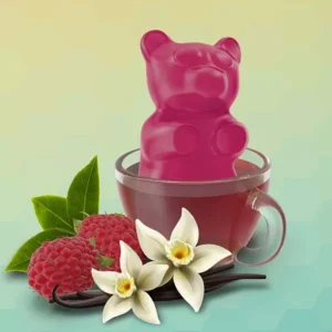 Bärchen aus Fruchtgrummi in Teetasse