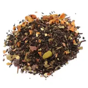 aromatiserten schwarztee pistazien schokolade