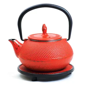 teekanne eisenguss rot