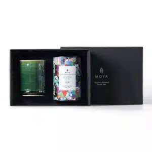 sencha tee mit tasse als geschenk