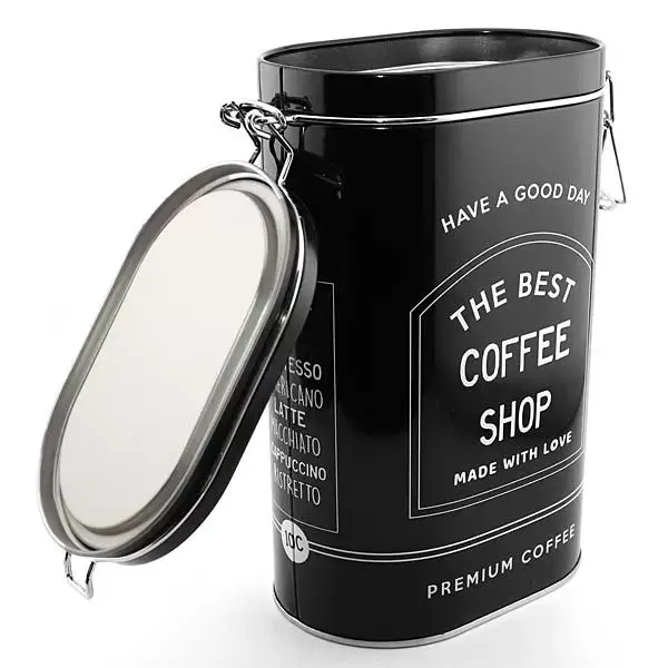 kaffeedose schwarz vintage style