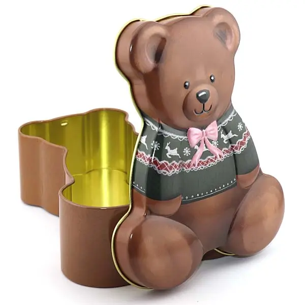 Herzig-verspielte Bärendose mit Stülpdeckel "Teddy-Lio" – Bild 2