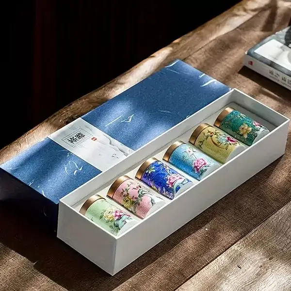 chinesische keramik teedosen set