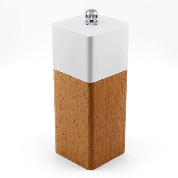 Kompakte Gewürzmühle aus Buchenholz mit Keramik "Mini-Gusto"