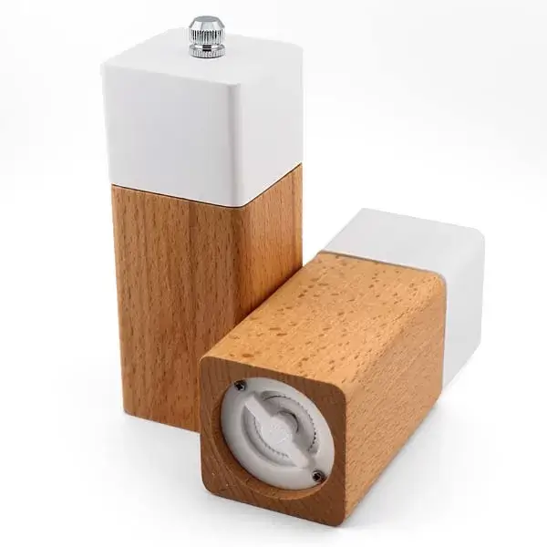 Kompakte Gewürzmühle aus Buchenholz mit Keramik "Mini-Gusto" – Bild 2