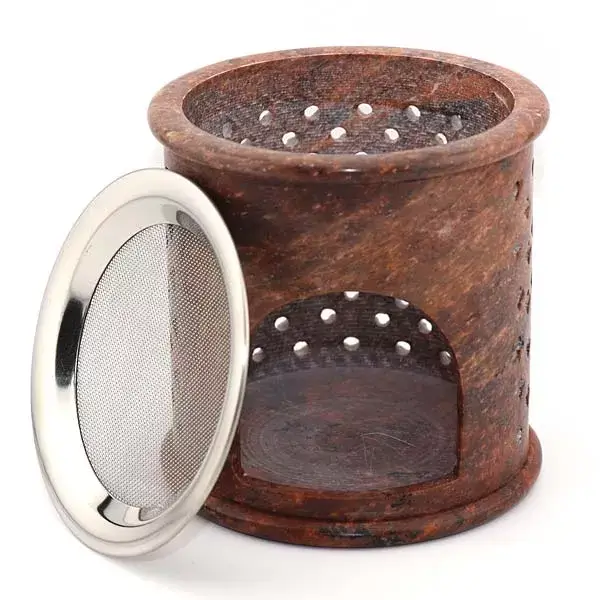 Spirituelles Speckstein Räucher-Stövchen "Spirit-Sona" – Bild 2