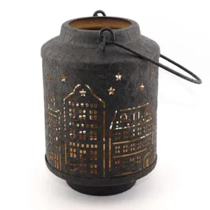 leuchtende stadt laterne