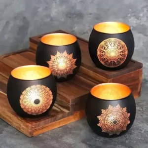 windlicht rangoli mandala